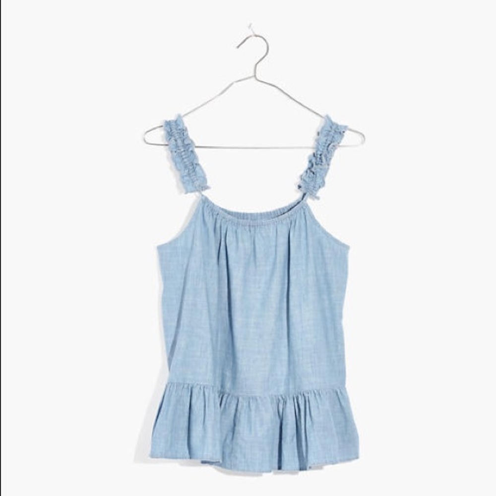 Madewell denim tank top